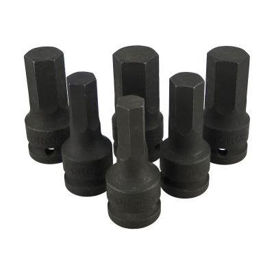 台湾FORCE1/2英制气动内六角套筒/风动内六角套头/英制旋具内六方