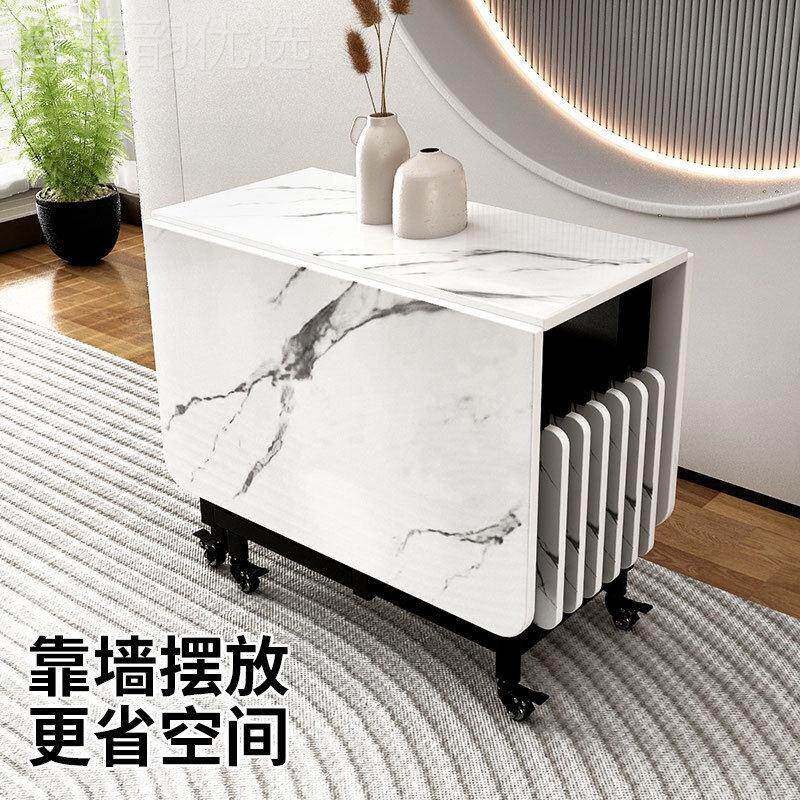 实叠桌家木用小户型长方折桌形简易57056子收纳桌椅移动饭桌多功