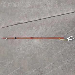 绝缘万能夹钳自高压操作杆尖钳长自锁式 电力施锁式 绝柄绝工缘夹线