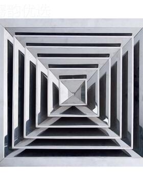 不锈钢方形散流器 PGF空气净化效高送风口气过滤铝合金空流风口散