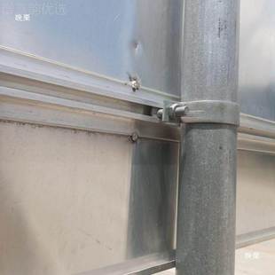 电3mm大半圆钢管抱箍立杆HSG电线杆备设配箱圆柱支箱架紧锁固定卡