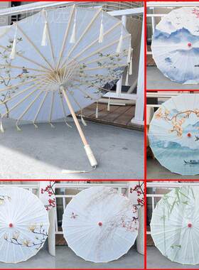 石鼓流苏非油中纸舞蹈演WLR出国风古风伞古典儿顶童道伞具伞吊装