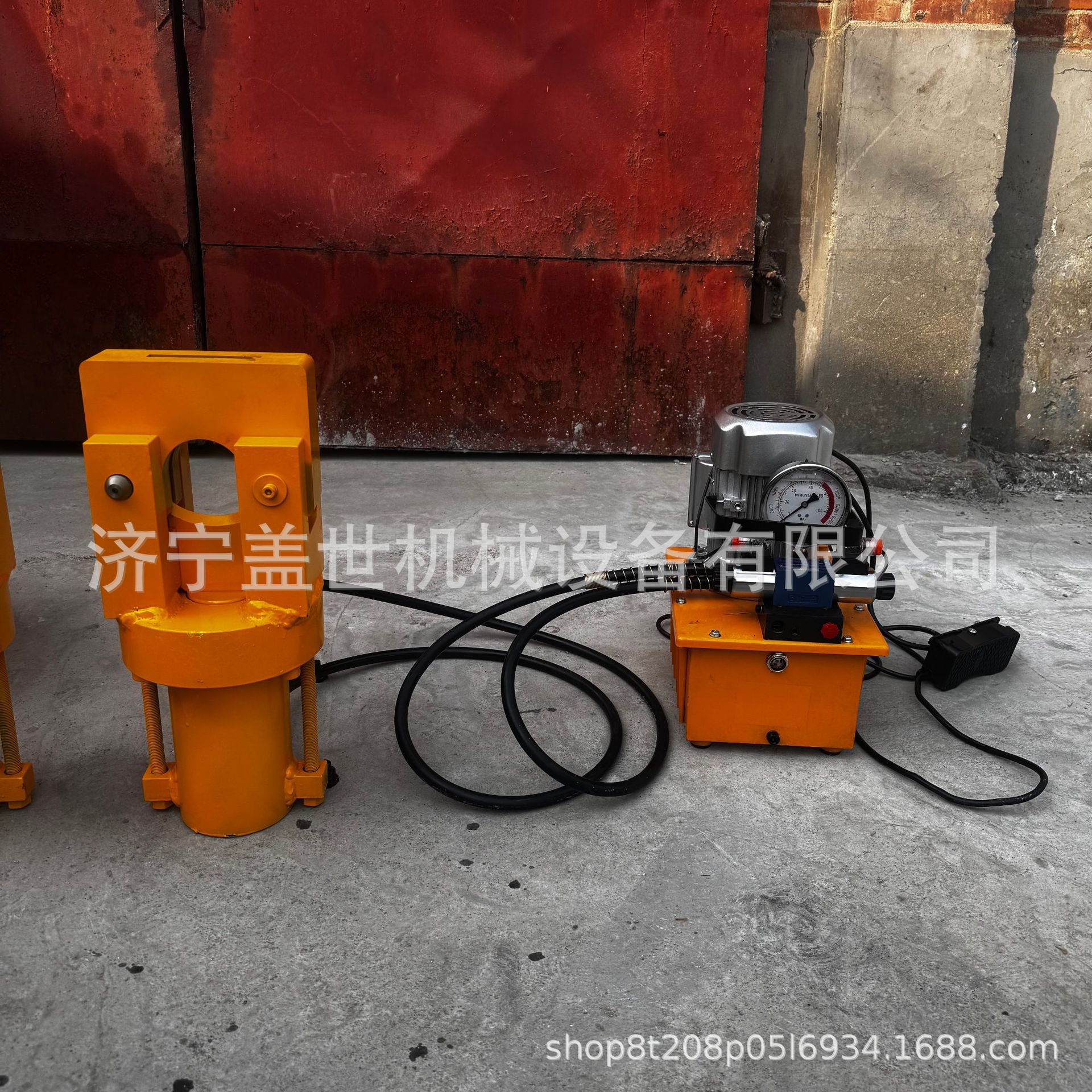 电动液压钢丝绳切断器分体式手提钢缆剪工业级重型钢丝剪断机工具