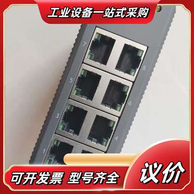MOXA EDS 208 工业以太网交换机，闲置，测议价