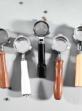 德龙9系咖啡机无底手柄EC9155/9355/9255/9865有底不锈钢配件把手