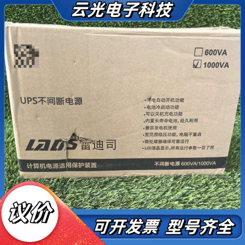 H1000M雷迪司UPS不间断电源1000va,600w库存议价
