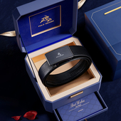 官方正品 带礼物 牛皮高档奢侈品裤 保罗男士 皮带真皮腰带男2025新款