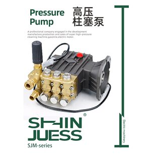 关停压自助洗车机泵头清洗泵 压洗车水泵清洗柱塞泵