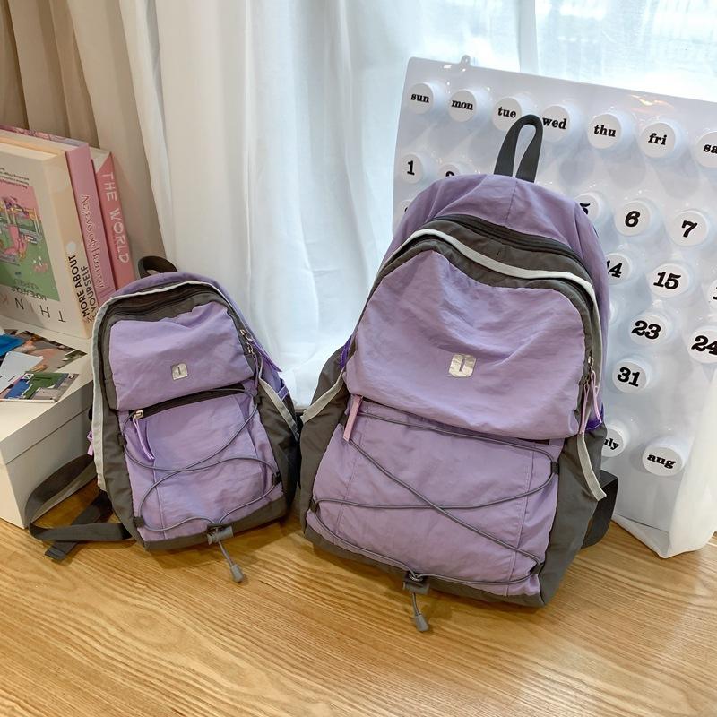 小型双肩包男轻便小背包女夏天登山包户外徒步旅行书包大学生