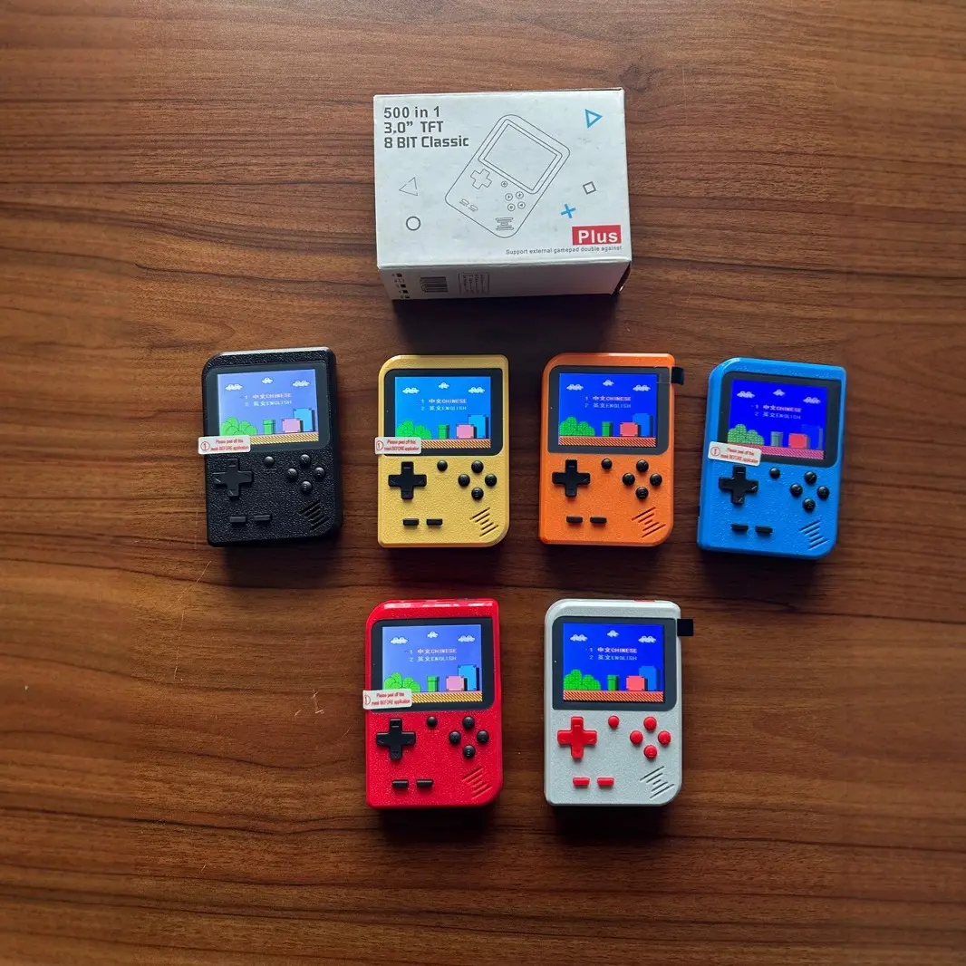 500合一掌机Retro fc怀旧复古游戏机 马卡龙掌机游戏机