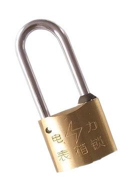 圣一智控SY30mm-40mm 镀锌锁梁梅花弧铜锁（计价单位：个）黄色