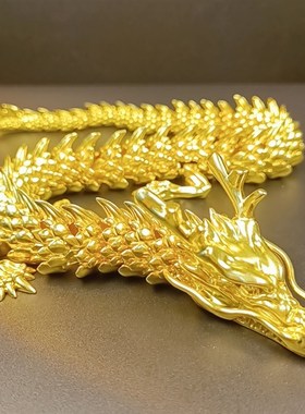 新款五爪金龙摆件黄铜手把件车载摆件手工制作茶宠精工灵活茶道