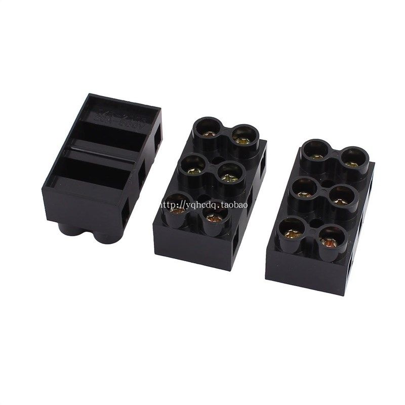 接线端子排JX52003 20A 3位接线端子电线连接器 端子链接排