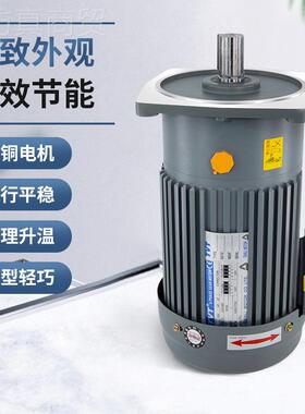 TVT天力三相38V齿轮减速电机立变频式可调速0齿66000轮达马200W40