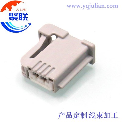 DJ7025-1.5-21灰色 汽车线束插头2孔接插件6098-5527国产配端子2P