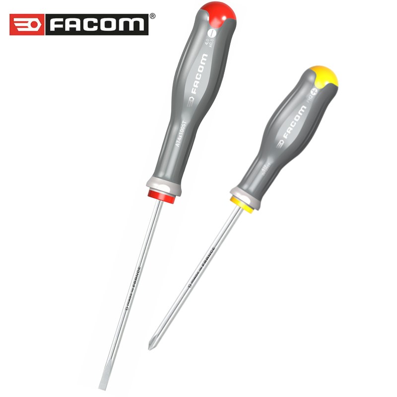 法国FACOM不锈钢十字一字螺丝刀耐腐蚀耐磨不生锈PH1/PH2进口