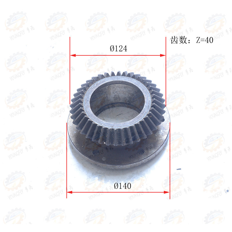 沈阳中捷TPX6113B镗铣床 10361光杆伞齿轮
