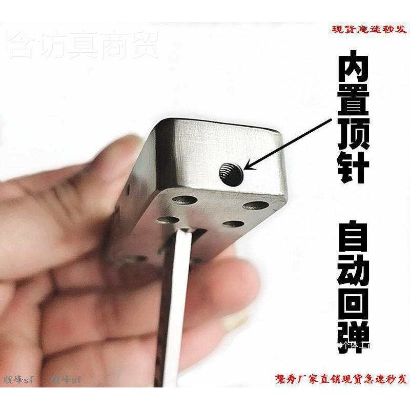 夹弹射器不锈钢复合LOX握式304多功能撒放器双卡弹鱼鳔放散器联动