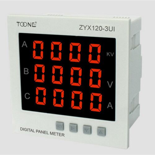 卓一多功能电流电压表 ZYX120-3UI/SX120*120电力表 三相交流电流