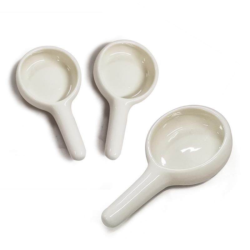 蜡烛拖陶瓷熏香薰灯炉用蜡烛托盘温茶蜡精油小圆蜡烛防烫手柄小勺