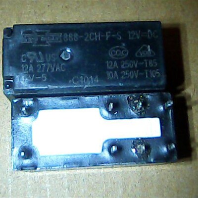 888-2CH-F-S   12VDC  8脚   松川拆机正品继电器