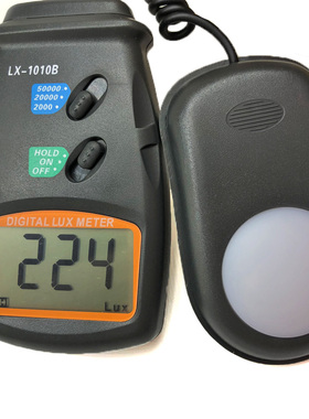 LX1010B数字式照度计 测光仪 灯照度表 室内室外测光表 照度仪