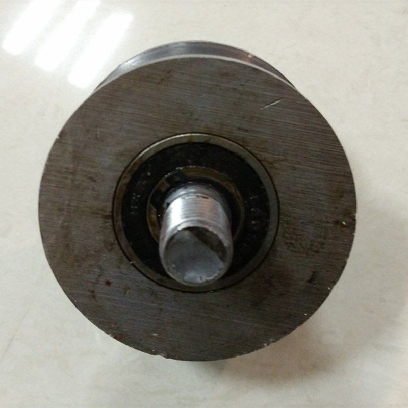 80H型铁直轮35mm槽轻轨滑轮电机轮轨道轮大门轮电动门轮子