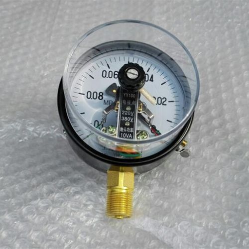 YX100 电接点 220V 触头功率10VA 010mpa 真空电接点压力表