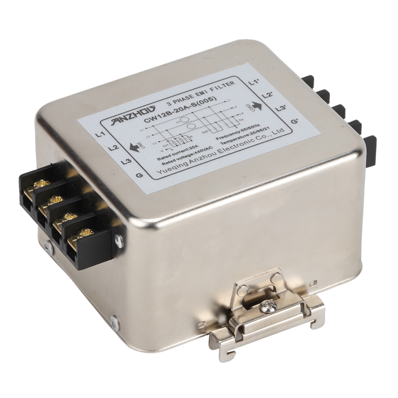 三相三线导轨式安装滤波器 CW12B-20A-S CW12B-10A-S CW12B-30A-S
