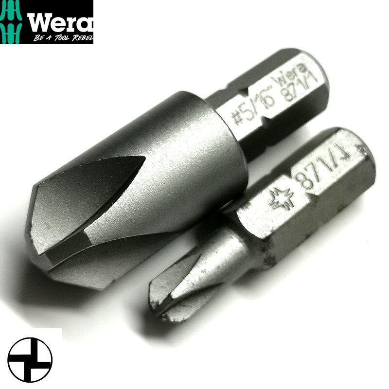 德国WERA维拉飞机万字四翼TORQ-SET螺丝批头871/1 2 5 6 4 8 10