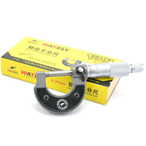 Wately威特力 外径千分尺 0-25mm螺旋测微仪器 千分卡 0.01千分表