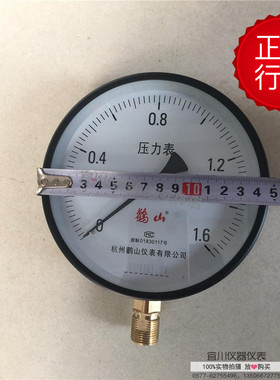 杭州鹳山Y150 Y150 普通压力表 表盘直径15cm 螺纹M20x15