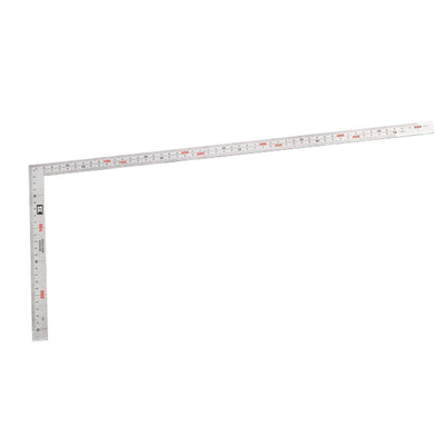 波斯 双面公英制不锈钢拐尺15*30cm BS181230