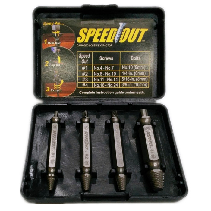 断头螺丝取出器/滑牙破损螺钉取出拆除工具/起子/批头双头取出器