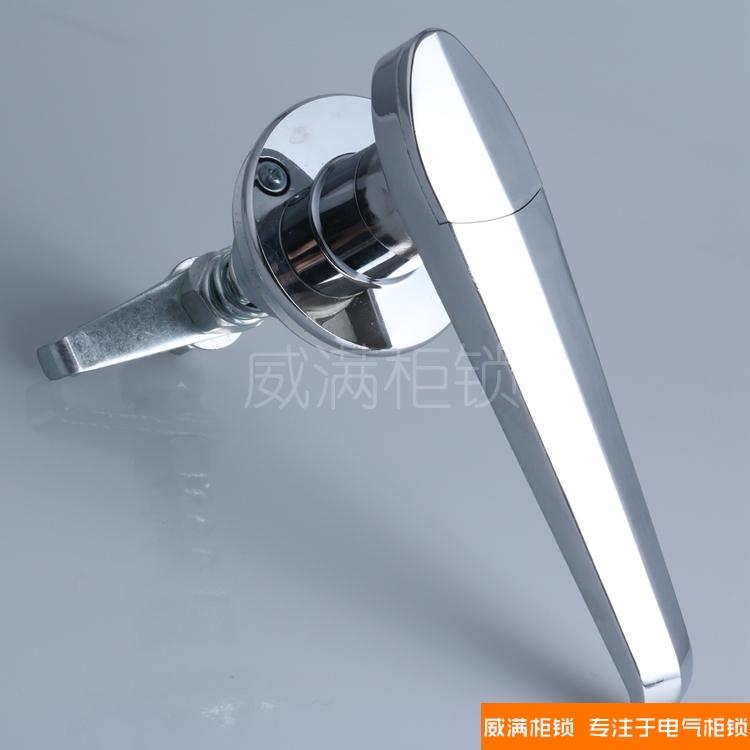 威满柜锁 MS306把手锁 306-1A/807-1 威图控制柜门锁 中置柜门锁