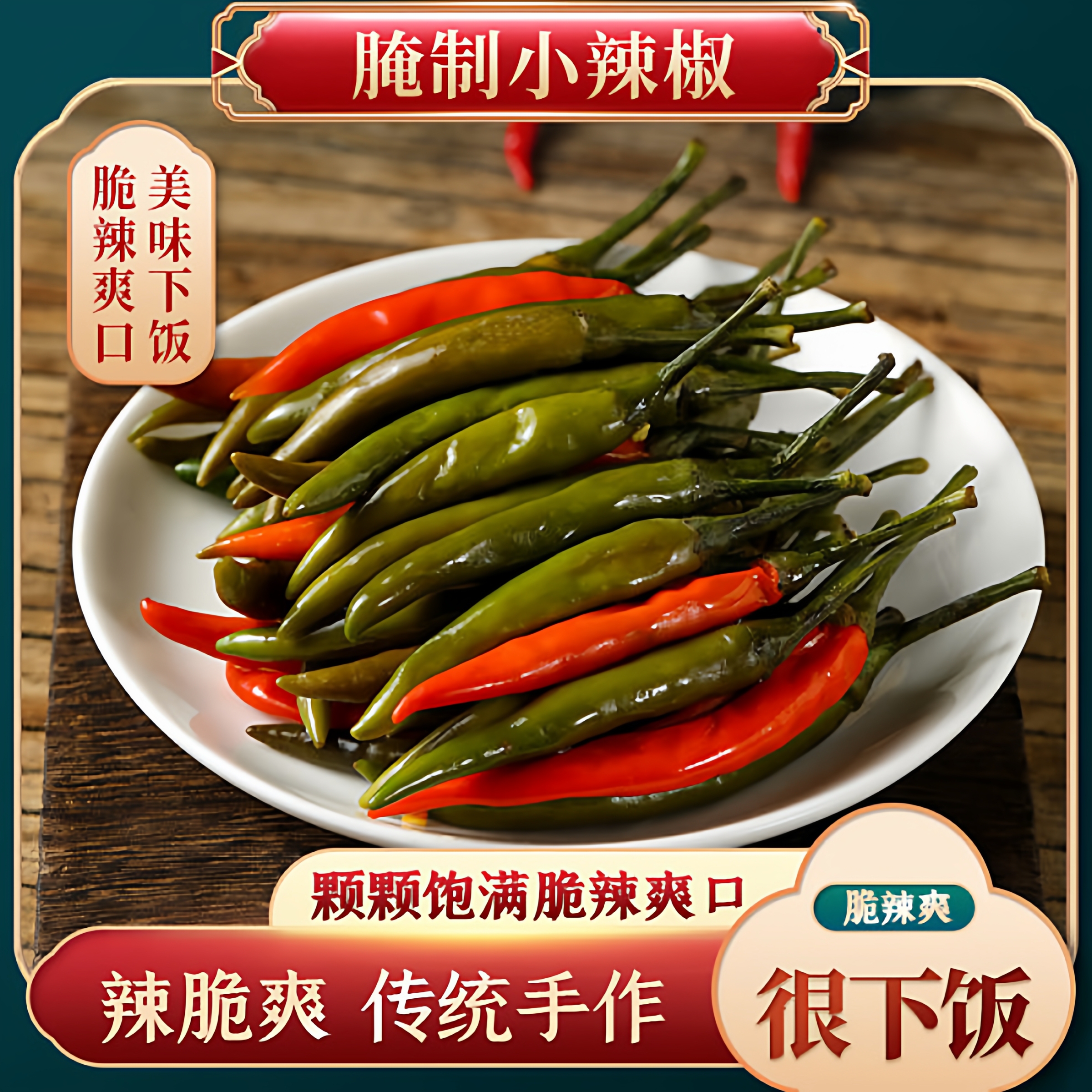 农家自制小尖椒下饭菜500g