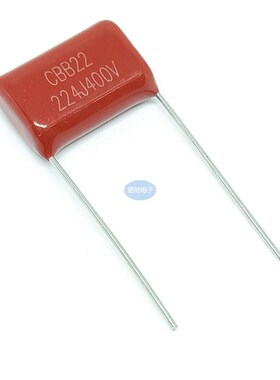 CBB21/22涤纶薄膜电容 400V224J 400V0.22UF 220NF 脚距P=10/15MM