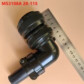 4大孔 18小孔 配防水尾夹 11P 22芯航空头MS3108A28