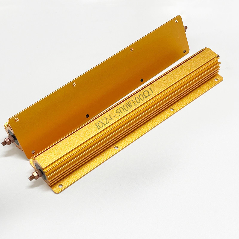 RX24G黄金铝壳电阻 500W 12R 15R 18R 20R 25R 30R 40R 47R 50R欧