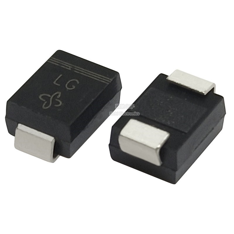 单向SMBJ13A 双向SMBJ13CA 贴片TVS瞬态抑制二极管13V 丝印:LG/BG