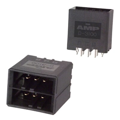 AMP 3-178141-5  D3100 XY卡直脚 板座 镀锡接触层