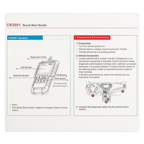 元征LAUNCH X431 Creader /CR3001 OBD II全功能读码卡海外英文版