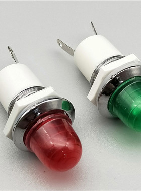 16mm电源信号指示灯XD0 XD1 DH16 6V 12V 24V圆形孔非LED红色绿色