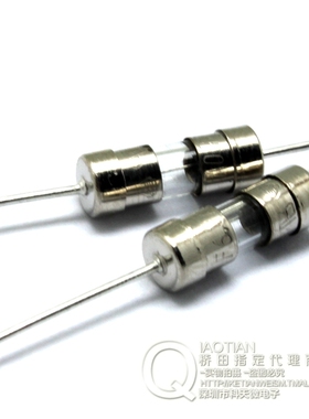 3.6*10保险丝 2A 250V快断 F2000MA 带引线/引脚保险丝(20只)