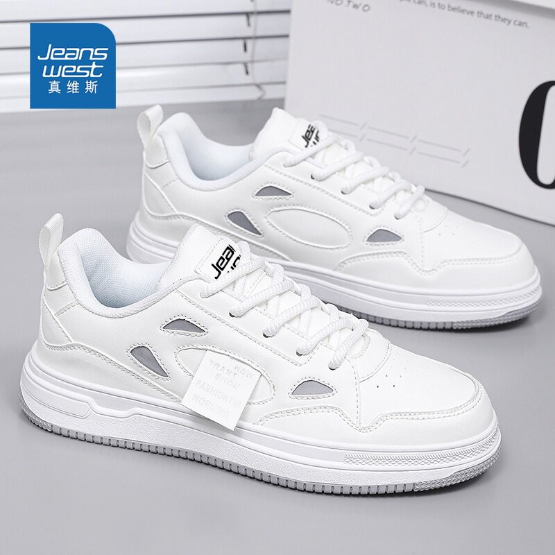 真维斯板鞋男款2026新款春季男鞋百搭平底运动休闲鞋子男士小白鞋