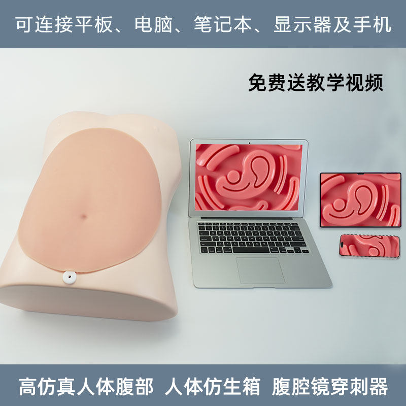 腹腔镜模拟训练器械 外科妇科人体形训练箱 30度摄像内窥镜持针钳