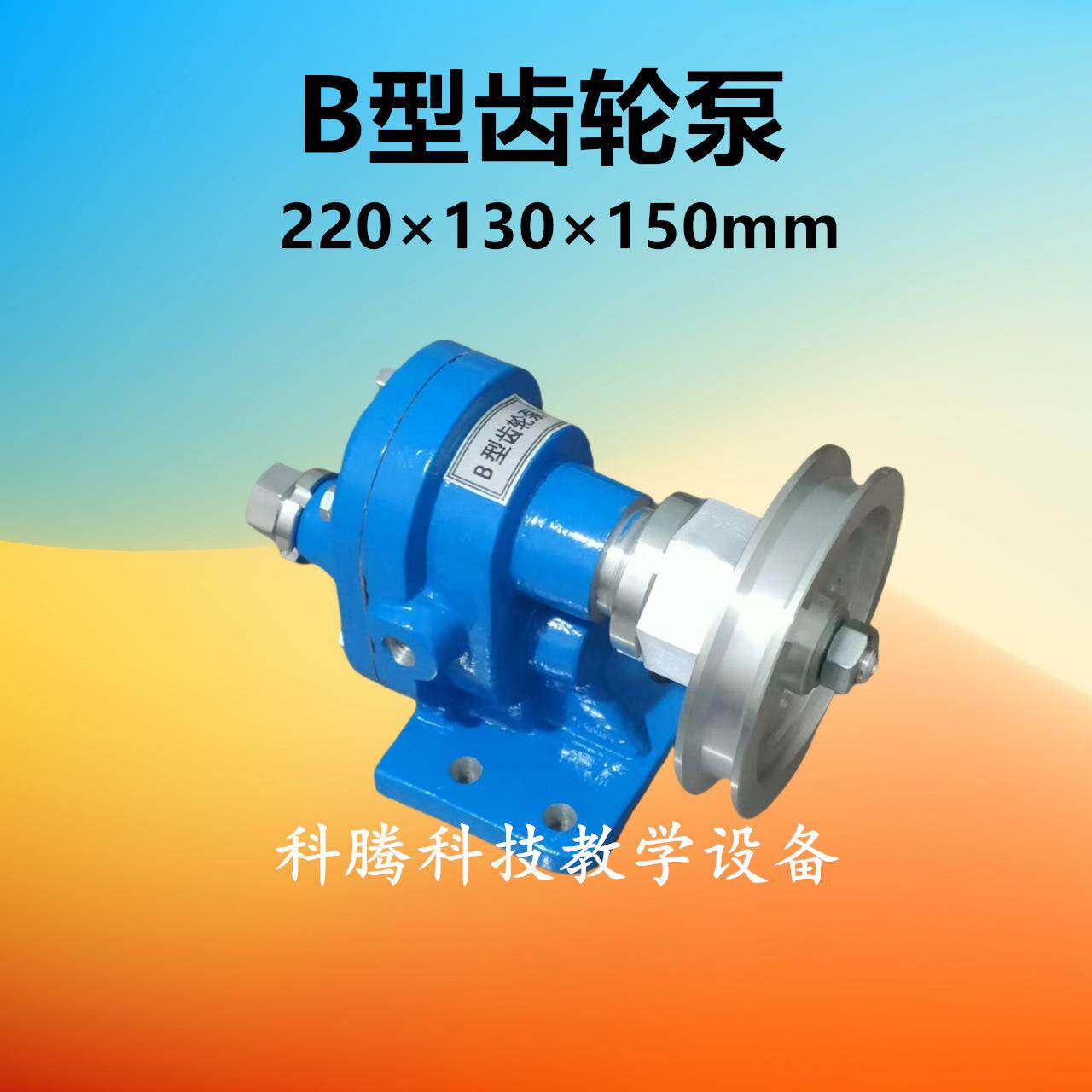 B型齿轮泵教学模型/铝制装配体拆装测绘/机械制图实训实验教具