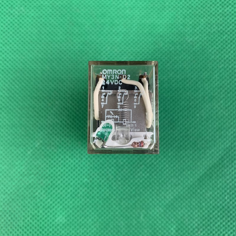 二手进口日本欧姆龙 OMRON MY3N-D2 24VDC 11脚 小型中间继电器