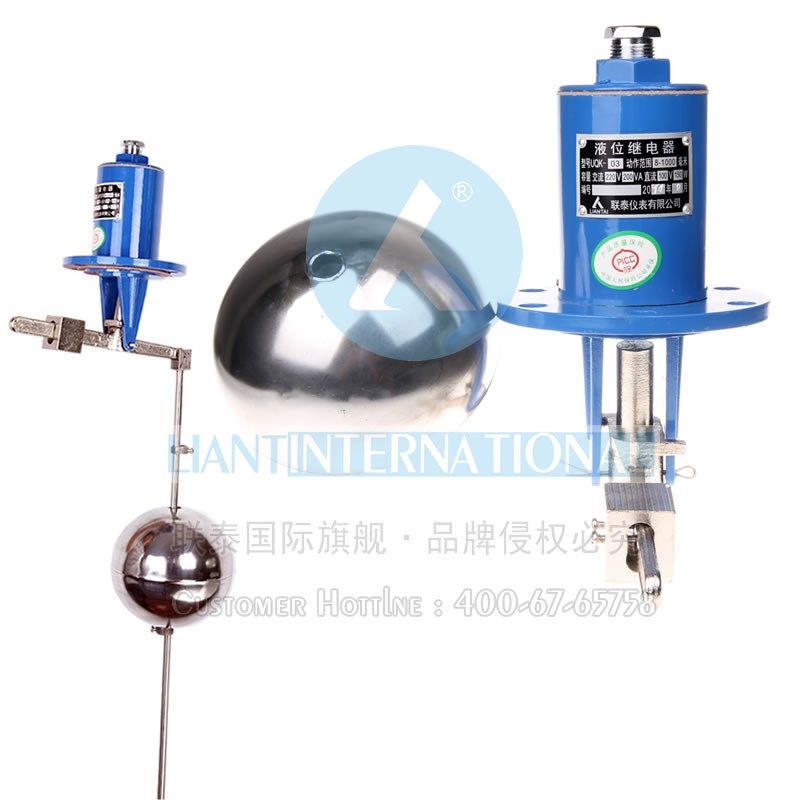 联泰浮球液位控制器 全自动水位浮球开关 UQK-03铜法兰液位继电器