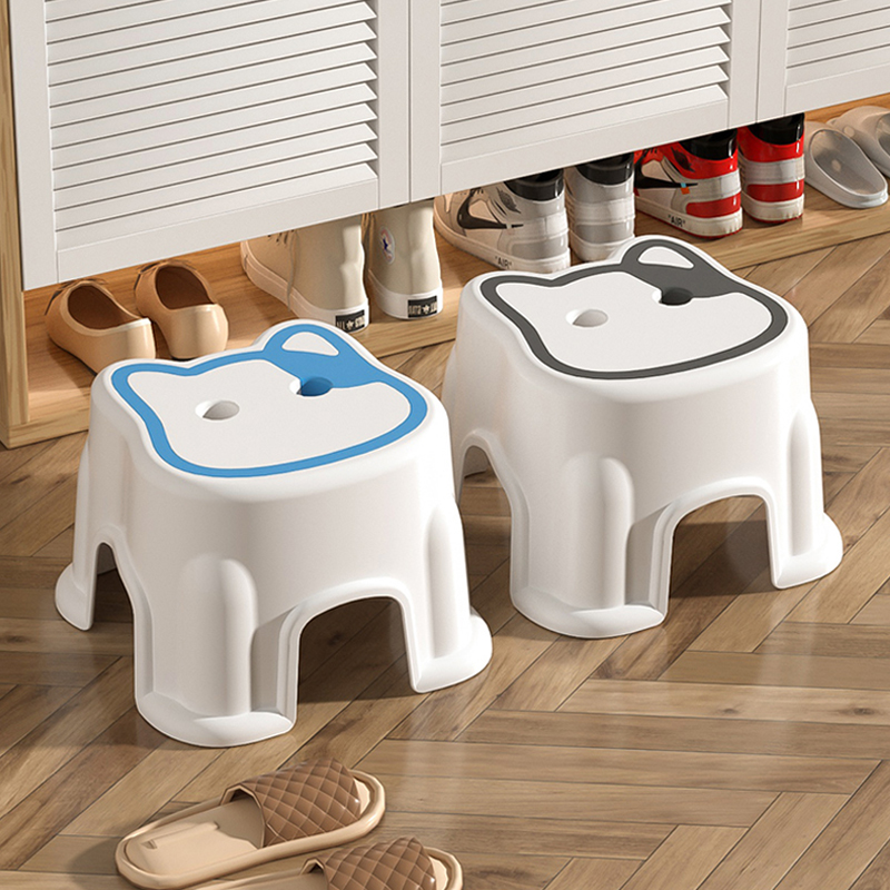 创意浴室儿童凳加厚防滑宝宝凳家用可爱卡通矮凳可叠放脚踏小板凳